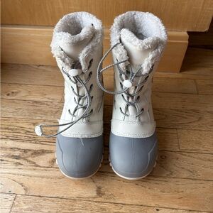 Target Kids Boots Gray and White
